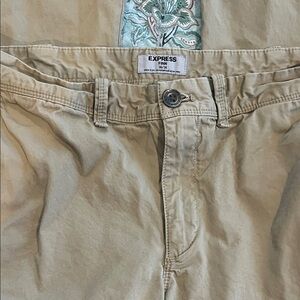 Express 34/34 Finn khaki pants